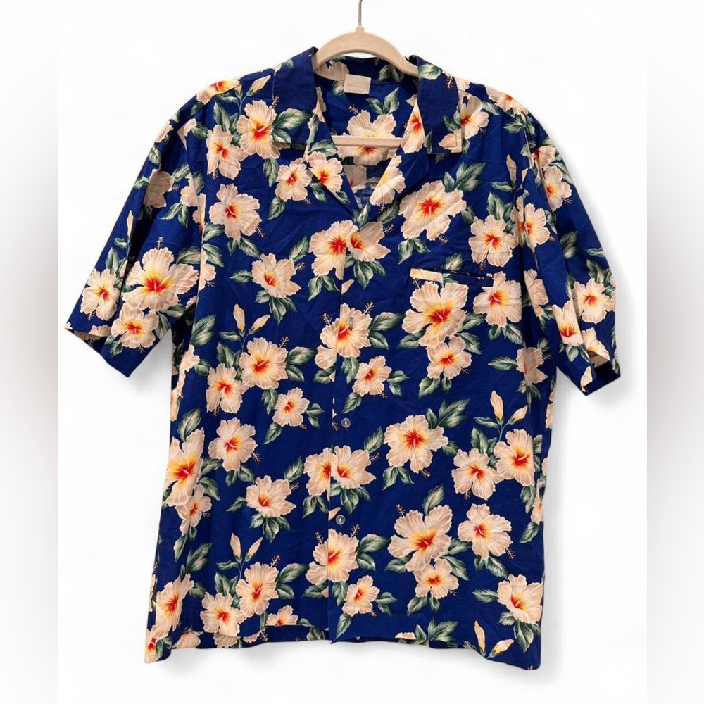 Vintage Royal Creation Men’s Hawaiian Button Down Shirt- Size L